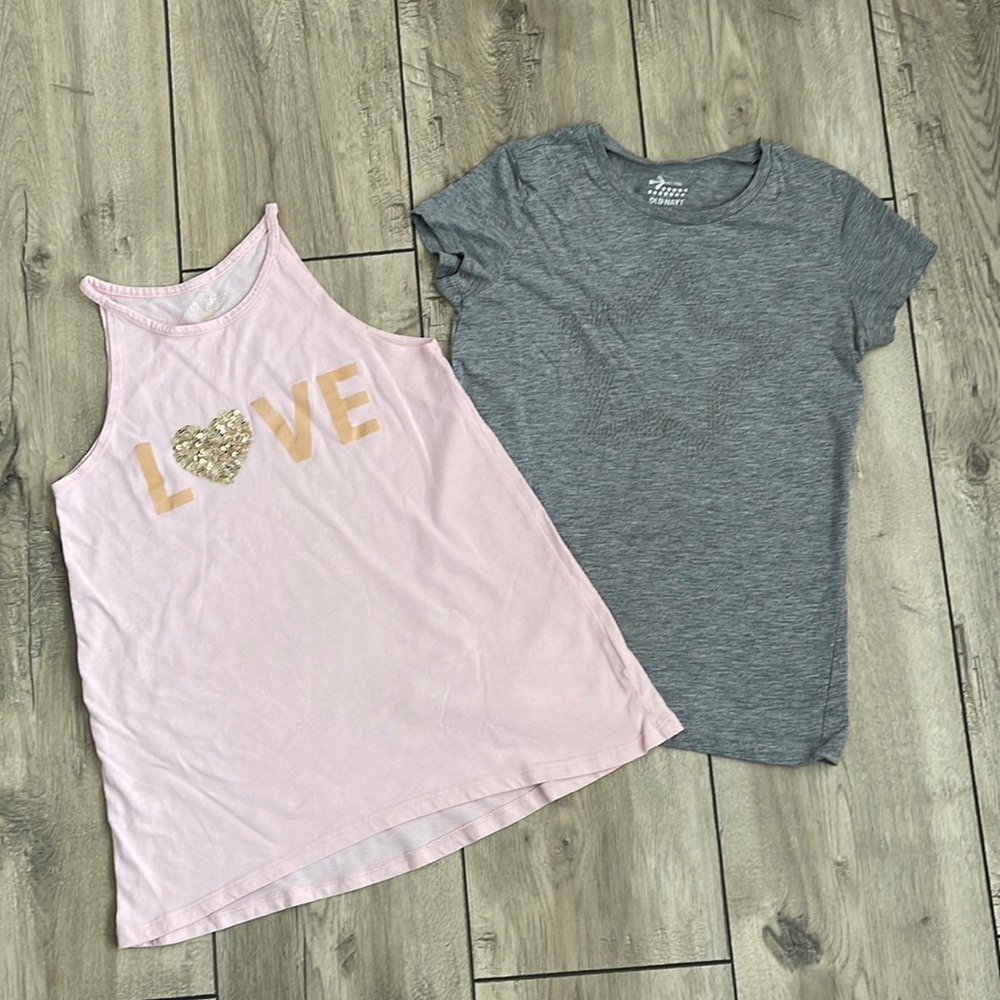 Bundle Girl Tops T-shirt Size L (10/12)